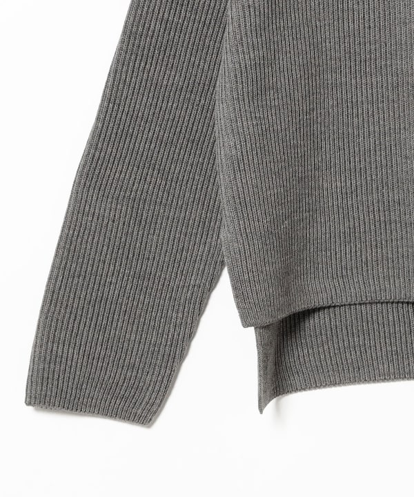 Demi-Luxe BEAMS（デミルクス ビームス）BATONER / ウール リブ ハーフ