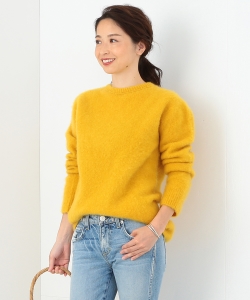 【市川美和子着用】ATON / カシミヤ クルーネックニット