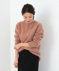 【市川美和子着用】ATON / カシミヤ クルーネックニット