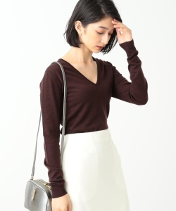 JOHN SMEDLEY / 30G Vネック ロングスリーブニット