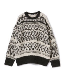 YLEVE / ハンドジャカード ニット