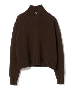 STUDIO NICHOLSON / ラムウール クロス Vネックニット