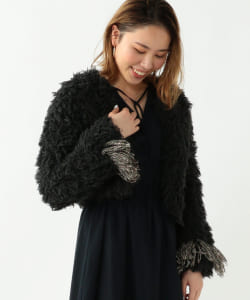 SARALAM / 別注 フリンジ ニットジャケット