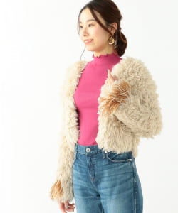 SARALAM / 別注 フリンジ ニットジャケット