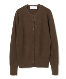 three dots / メランジ クルーネックカーディガン