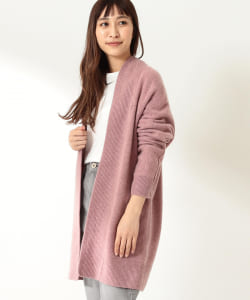 ■VINCE / リブトリム カーディガン