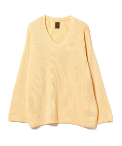 BATONER × Demi-Luxe BEAMS / 別注 シグネチャー Vネックニット