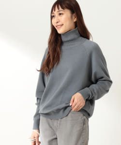 BATONER / 別注 エイジングメリノウール タートルネックニット