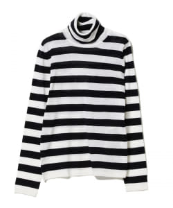 ▲【ショップ限定商品】Max Mara / ボーダー タートルネック ニット