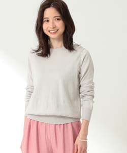 SLOANE / 別注 コットン天竺 クルーネックニット