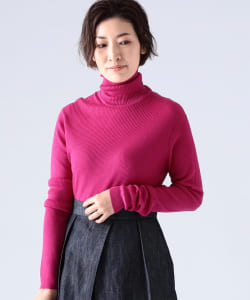 JOHN SMEDLEY / MASSEY リブ タートルネックニット