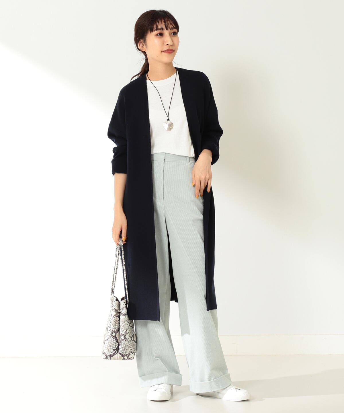 感謝の声続々 メリノウール 12ゲージ 別注 Sloane クロップドパンツ Fashion ベージュ 送料無料 Rakuten ネイビー フルレングス パンツ ジーンズ ビームス デミルクス Beams Demi Luxe パンツ Williamsav Com