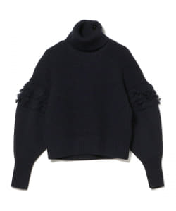 SUPPORT SURFACE / フリンジ ロングスリーブ ニット