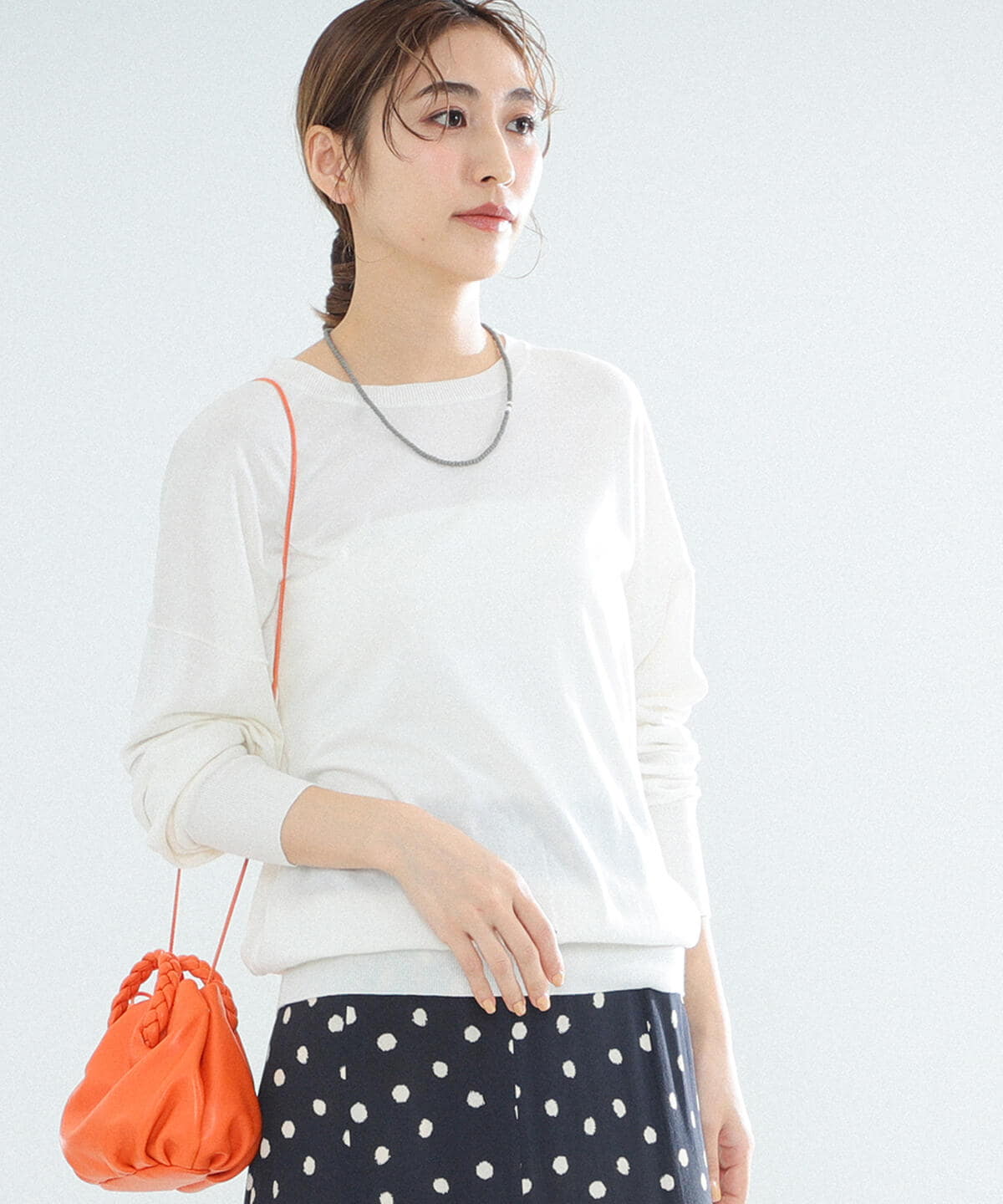 当店限定販売 ドロップショルダープルオーバー コットンシルク Beams Demi Luxe ニット セーター Www Sitescapestudio Co Ke