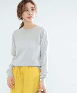 SLOANE / 18G 天竺 クルーネックニット
