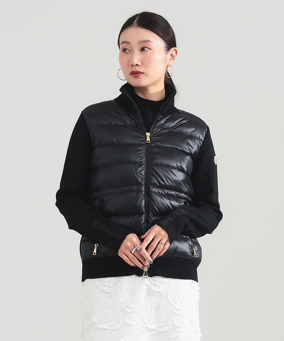 Demi-Luxe BEAMS（デミルクス ビームス）MONCLER / ハイネック ジップ 