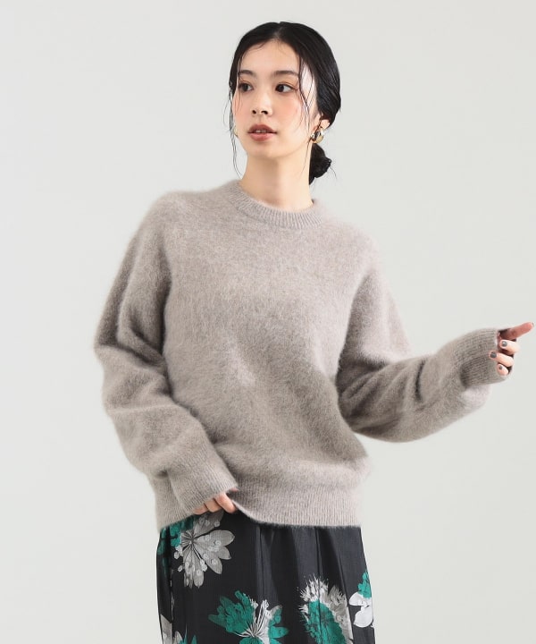 Demi-LuxeBEAMSフォックスウールホールガーメントプルオーバー24aw Demi-Luxe BEAMS（デミルクス ビームス）ヤク フォックス ロング