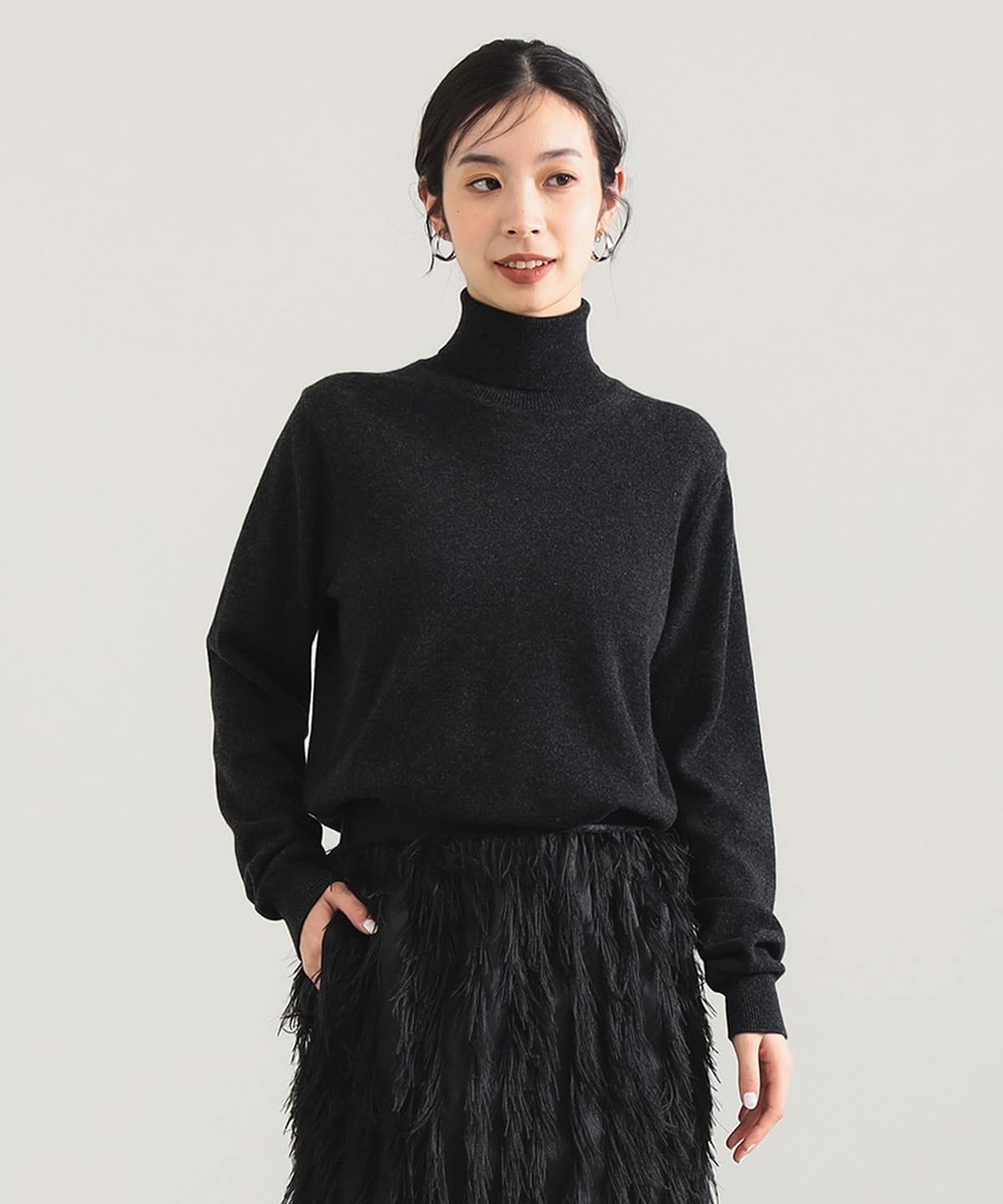 【別注】SLOANE スローン / 12ゲージ カシミヤ タートルネック ニット トップス WOMEN 別注CHARCOAL. GREY 2 【別注】SLOANE スローン / 12ゲージ カシミヤ タートルネック ニット トップス WOMEN 別注CHARCOAL. GREY 2