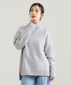 【別注】SLOANE / 3ゲージ ドロップショルダー タートルネック ニット