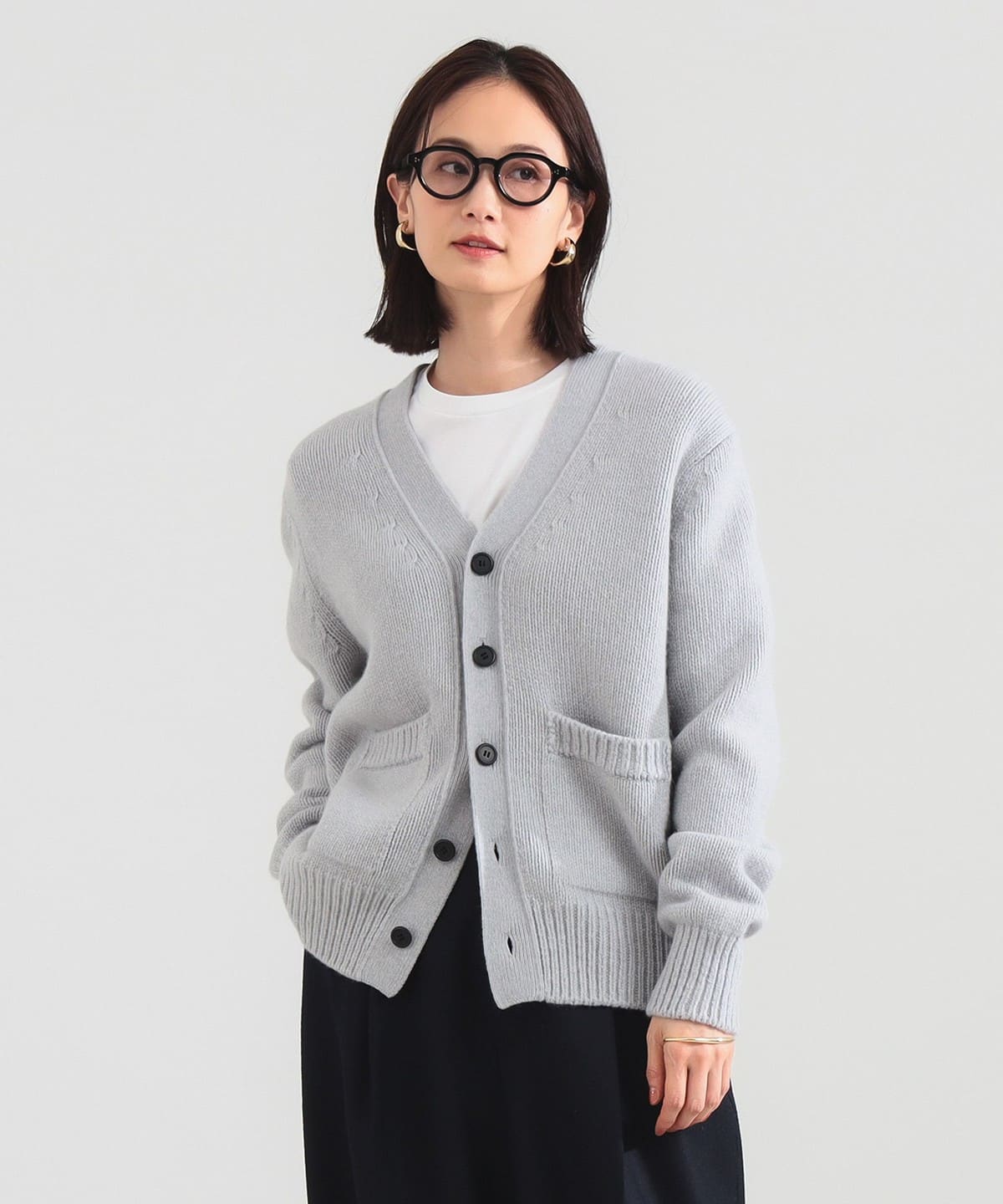 【別注】SLOANE スローン / 5ゲージ Vネック カーディガン トップス WOMEN 別注GREY 2 【別注】SLOANE スローン / 5ゲージ Vネック カーディガン トップス WOMEN 別注GREY 2