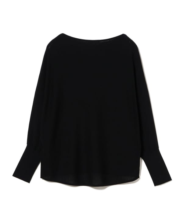 短期間値下げ　ボートネック レディ ニット .M ￥22,000（税込） 楽天市場】ボートネックリブ編みニット 首元は女性らしいボートネック