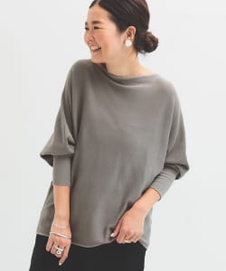 【+15%ポイントUP】ボートネック レディ ニット .M