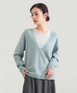 Vネックニット タンクトップ  2WAY セット