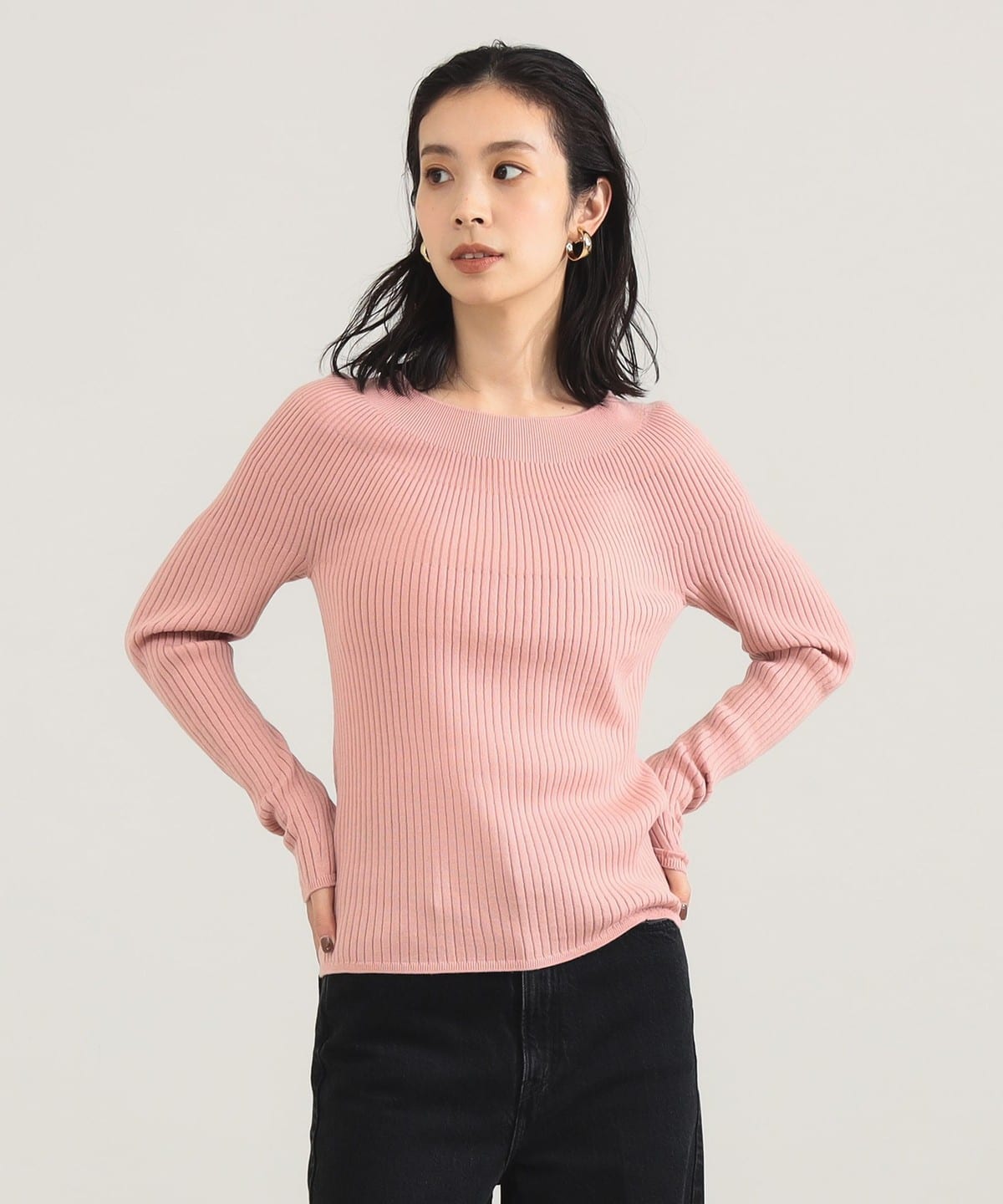 ポリエステル ウール ホールガーメント プルオーバー トップス WOMEN PINK ONE SIZE ポリエステル ウール ホールガーメント プルオーバー トップス WOMEN PINK ONE SIZE