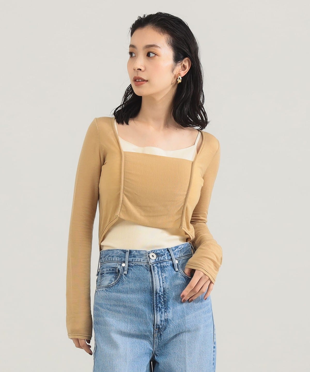 【モアバリエーション開催中】TAN / バンドゥ ボートネック トップス Tシャツ・カットソー WOMEN BEIGE ONE SIZE 【モアバリエーション開催中】TAN / バンドゥ ボートネック トップス Tシャツ・カットソー WOMEN BEIGE ONE SIZE