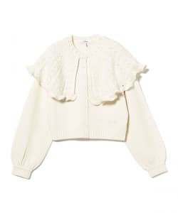 Chloe / ラッフルショルダー カーディガン