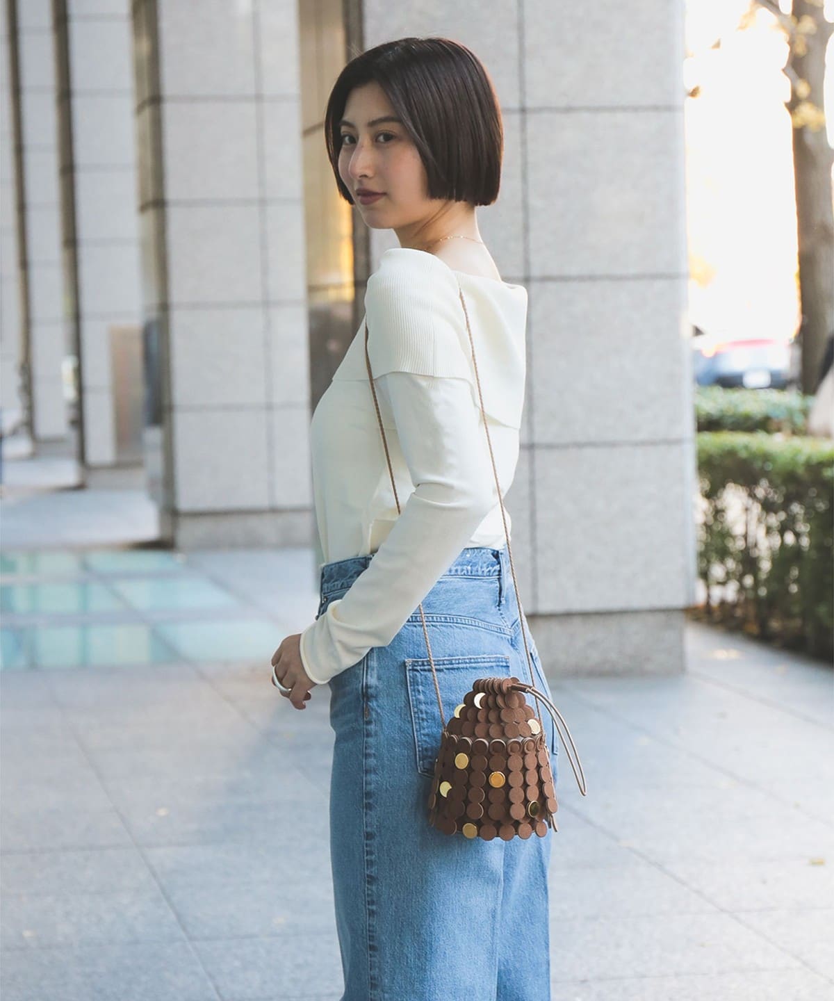 Demi-Luxe BEAMS（デミルクス ビームス）レーヨン ポリエステル オフ