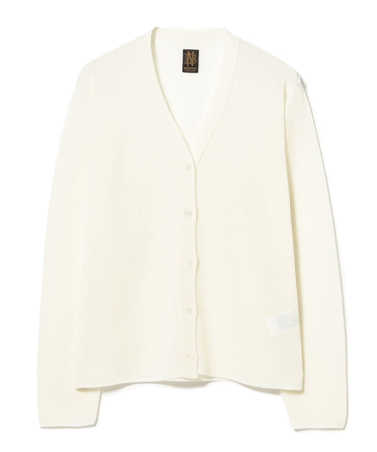 Demi-Luxe BEAMS BATONER カーディガン Demi-Luxe BEAMS（デミルクス ビームス）BATONER / シアー Vネック