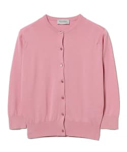 JOHN SMEDLEY / コットン 7分袖 カーディガン