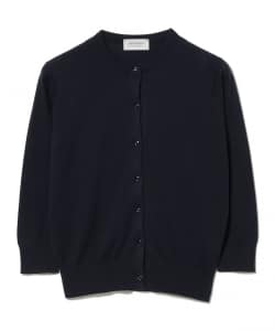 JOHN SMEDLEY / コットン 7分袖 カーディガン