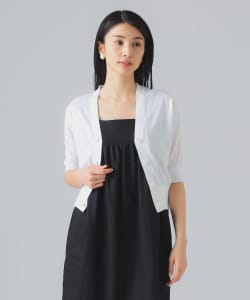 【別注】JOHN SMEDLEY / コットン Vネック カーディガン