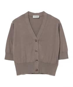 【別注】JOHN SMEDLEY / コットン Vネック カーディガン