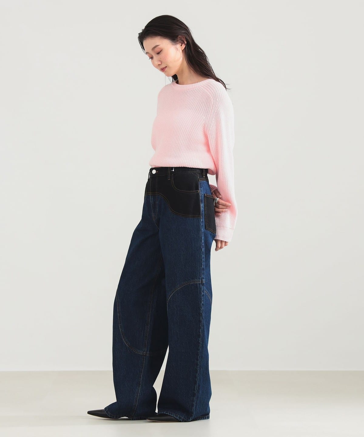 美品♡EVERYDAY I LIKE オーバーサイズコットンニット プルオーバー 美品♡EVERYDAY I LIKE オーバーサイズコットンニット プルオーバー