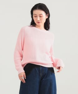 5ゲージ コットン 畦編み プルオーバー