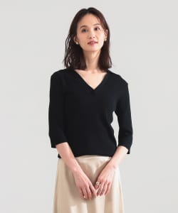 16ゲージ コットン スキッパー ニット