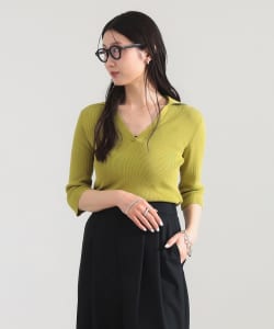 16ゲージ コットン スキッパー ニット