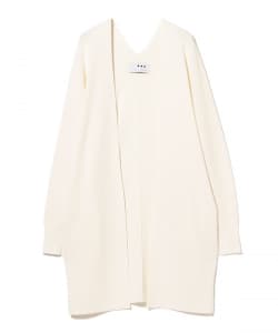 three dots / ベルト ロング カーディガン