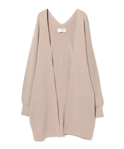 three dots / ベルト ロング カーディガン