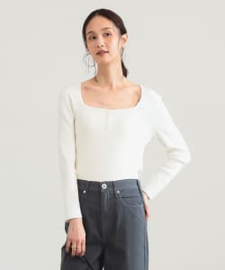 16ゲージ コットン ヘンリーネック プルオーバー