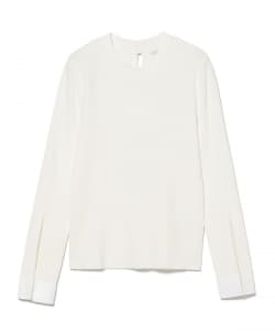 スリット テープ プルオーバー ニット