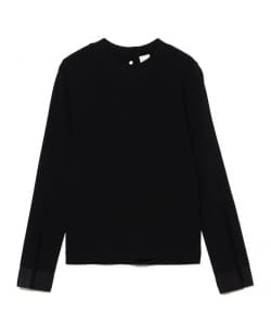 スリット テープ プルオーバー ニット