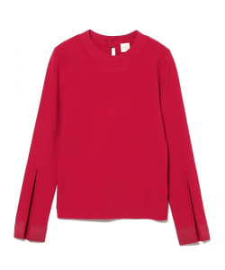 スリット テープ プルオーバー ニット