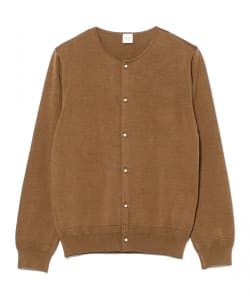 シルク クルーカーディガン