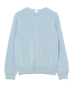 シルク クルーカーディガン