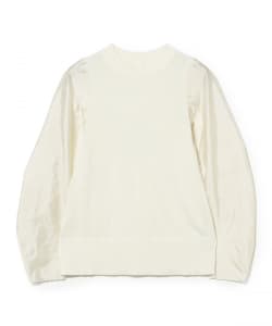 クラッシュタフタ ロングスリーブ ニット