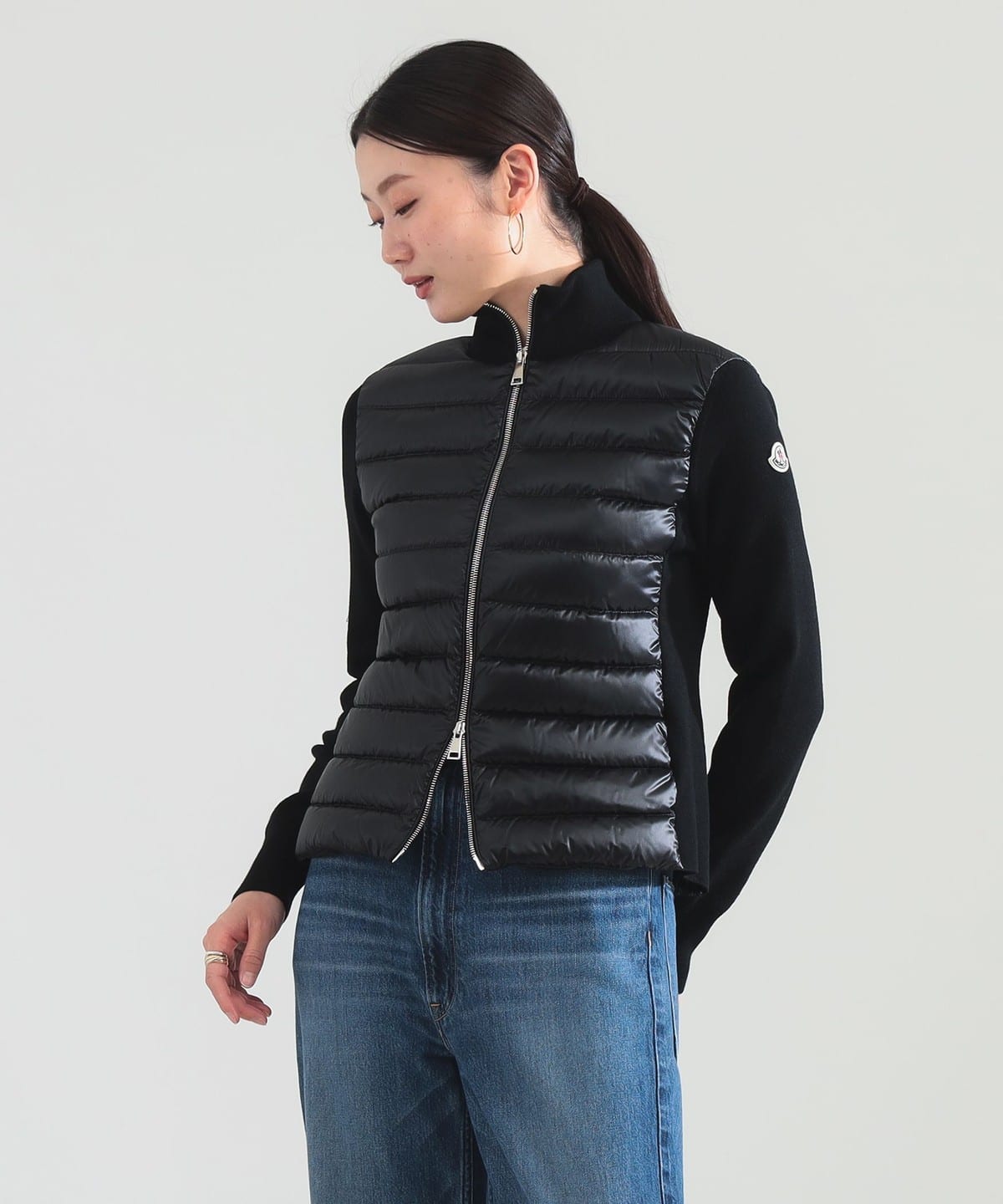 Demi-Luxe BEAMS（デミルクス ビームス）MONCLER / ハイネック ジップ